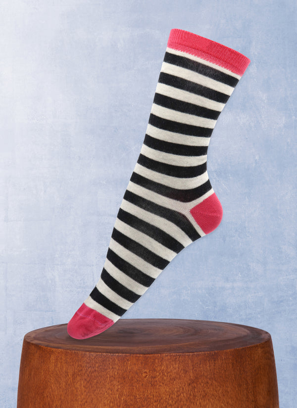 Stripe Sock in Pink