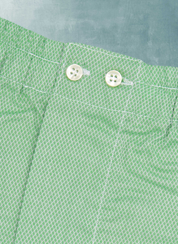 The Perfect Fashion Boxer Short in Pique Spring Green