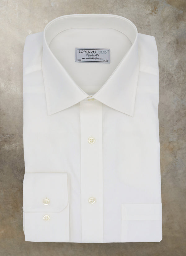 William Fullest Fit Shirt in White End on End