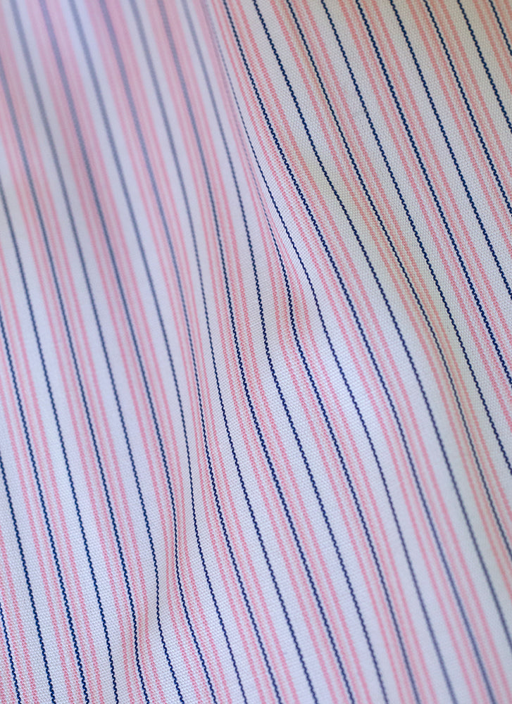 Boxer Short in Pink Stripe fabric detail