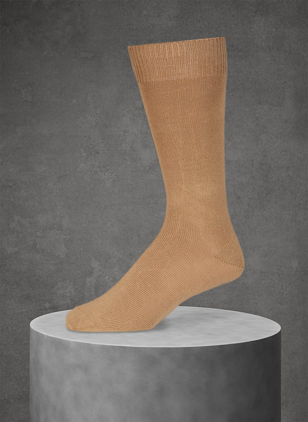Egyptian Cotton Sock in Taupe