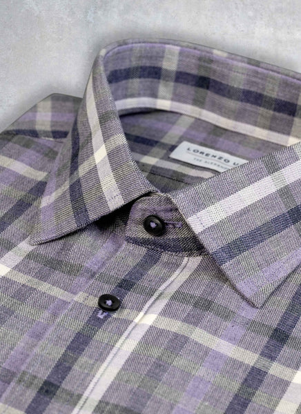Alexander Sport Shirt in Solid Yellow Herringbone