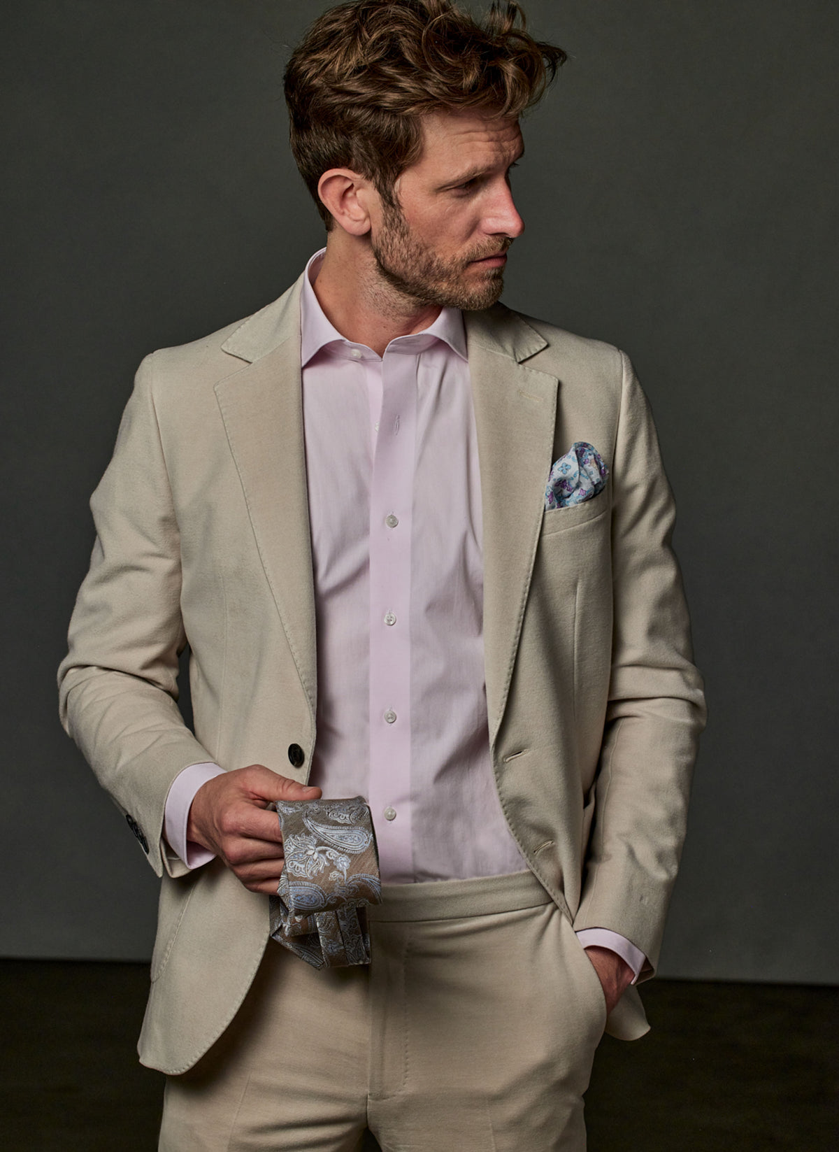 blush pink mens dress shirt Shop Our Mens Pink Shirt and Tie Set