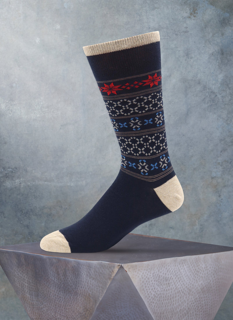 Nordic Sock in Winter Blue