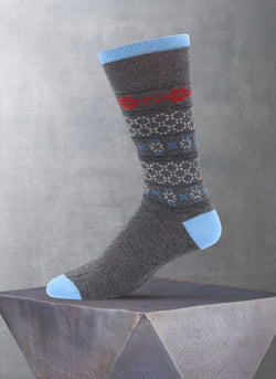 Nordic Sock in Winter Grey