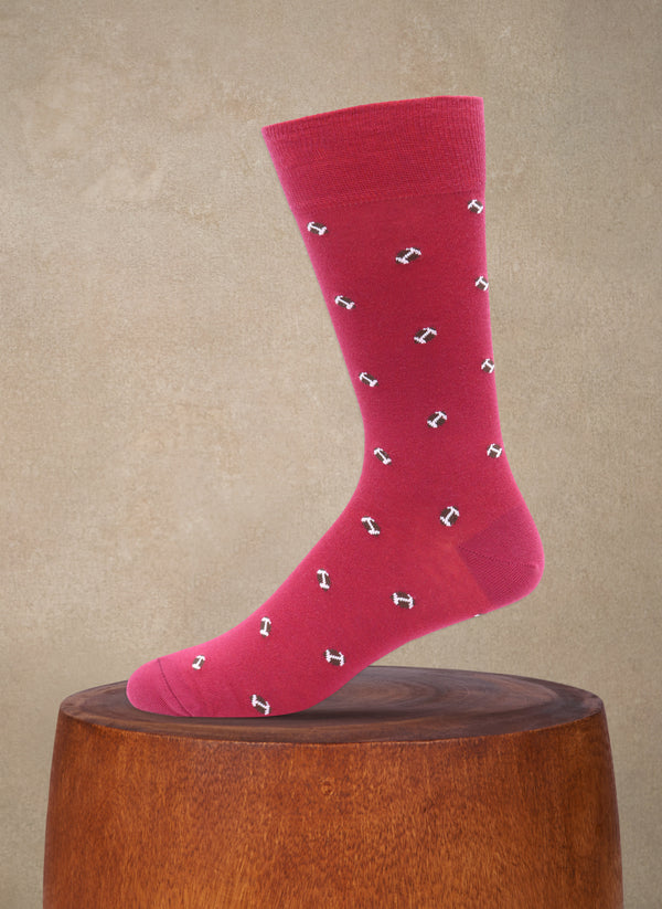 Football Sock in Red