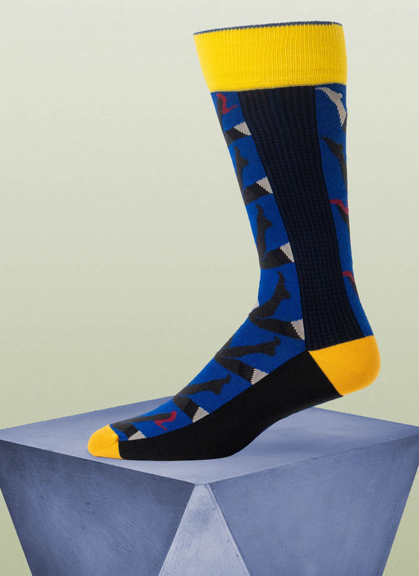 "Leave Your Hat" Sock in Royal Blue