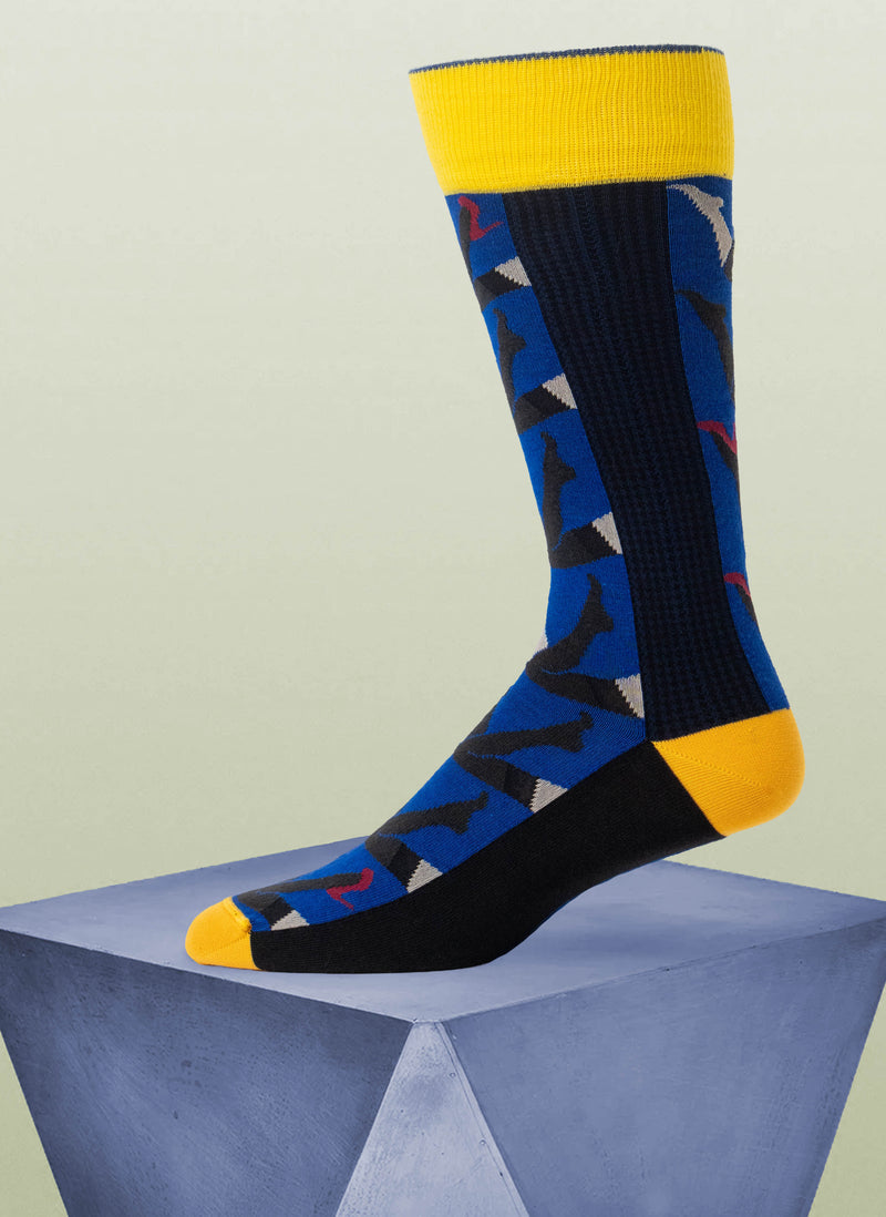 "Leave Your Hat" Sock in Royal Blue