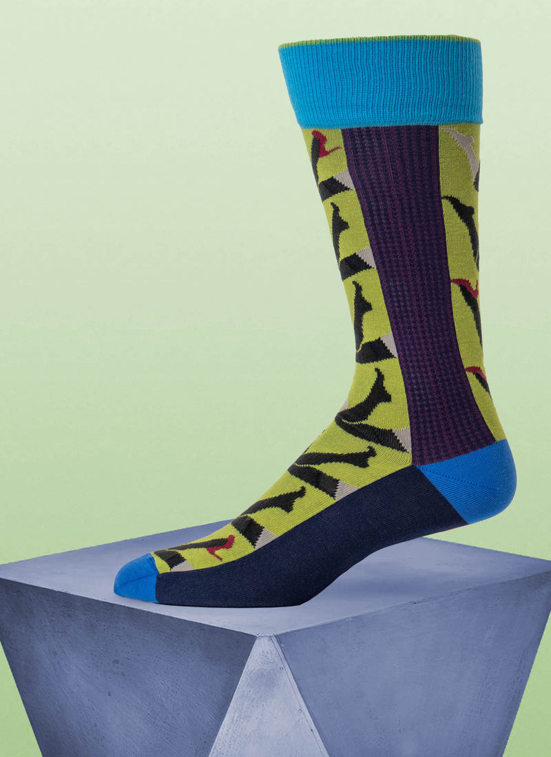 "Leave Your Hat On" Sock in Green