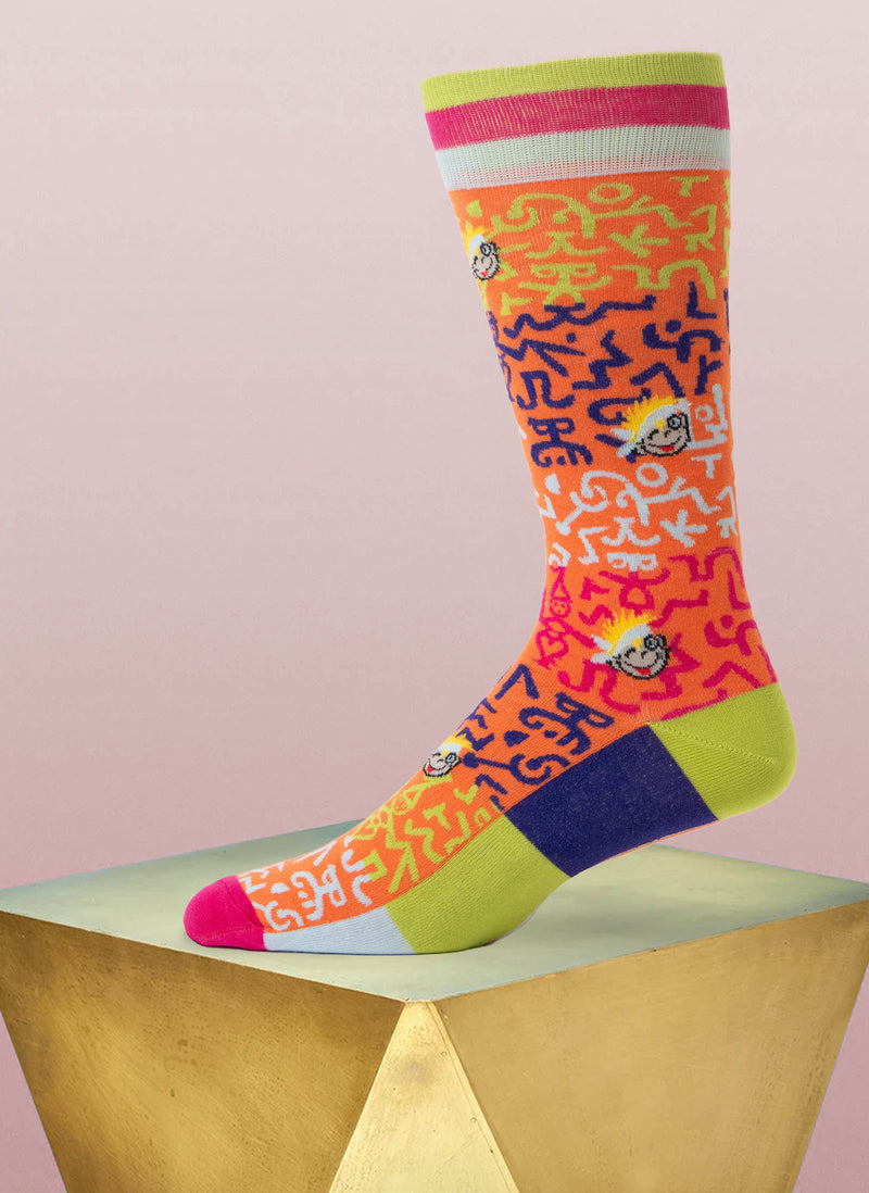 "Boy Wonder" Sock in Green