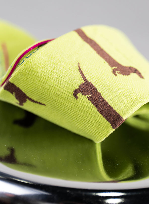 "Love Me Forever" Sock in Green