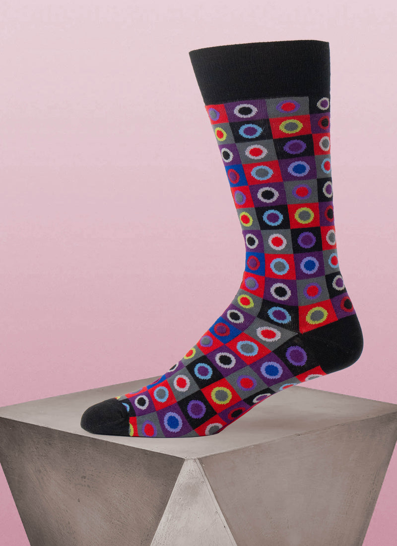 "Mad Squad" Sock in Black