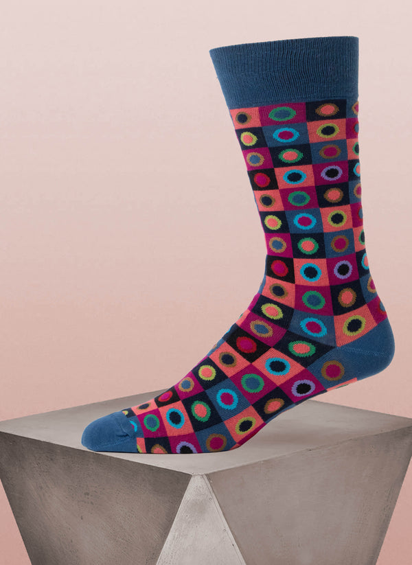 "Mad Squad" Sock in Navy