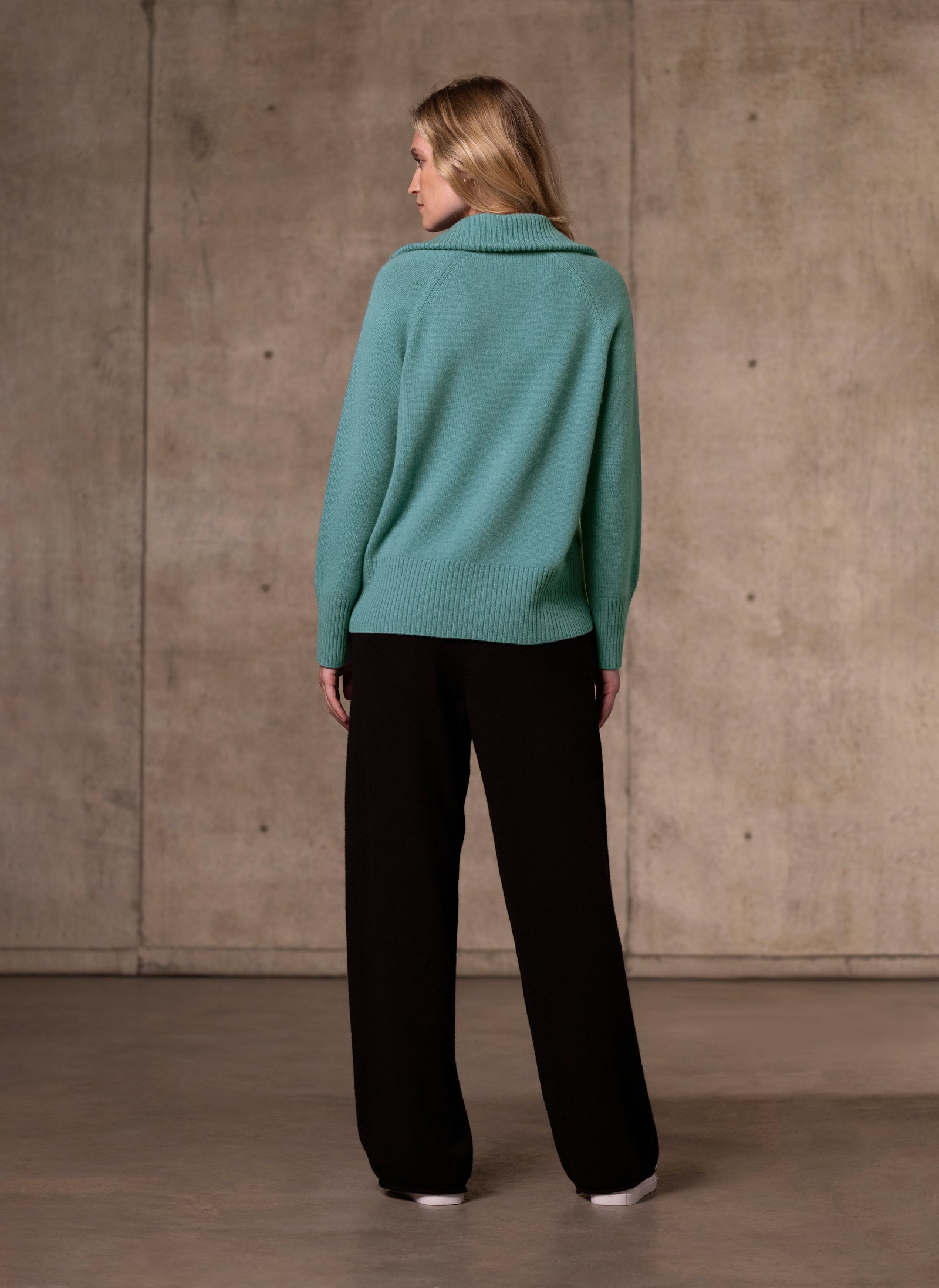 Women's Francesca Double End Zip Cashmere Cardigan Sweater in