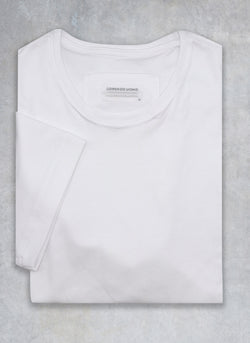 Supima® Cotton Crew Neck T-Shirt in White