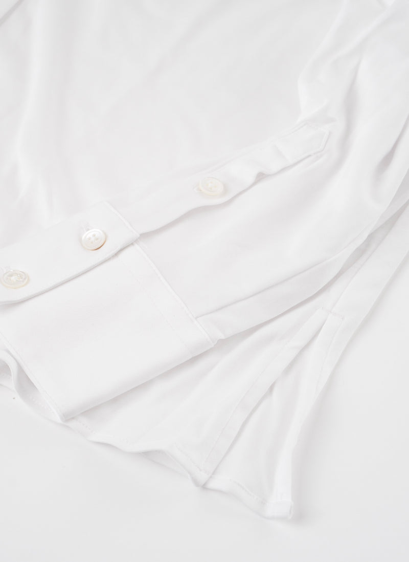 Women's Relaxed Fit Supima® Cotton Knit Shirt in White