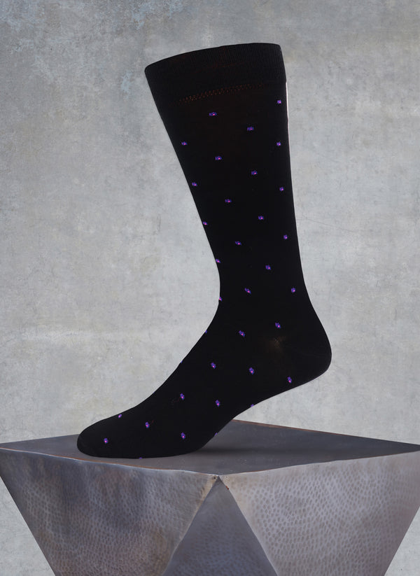 Shadow Boxes Sock in Black