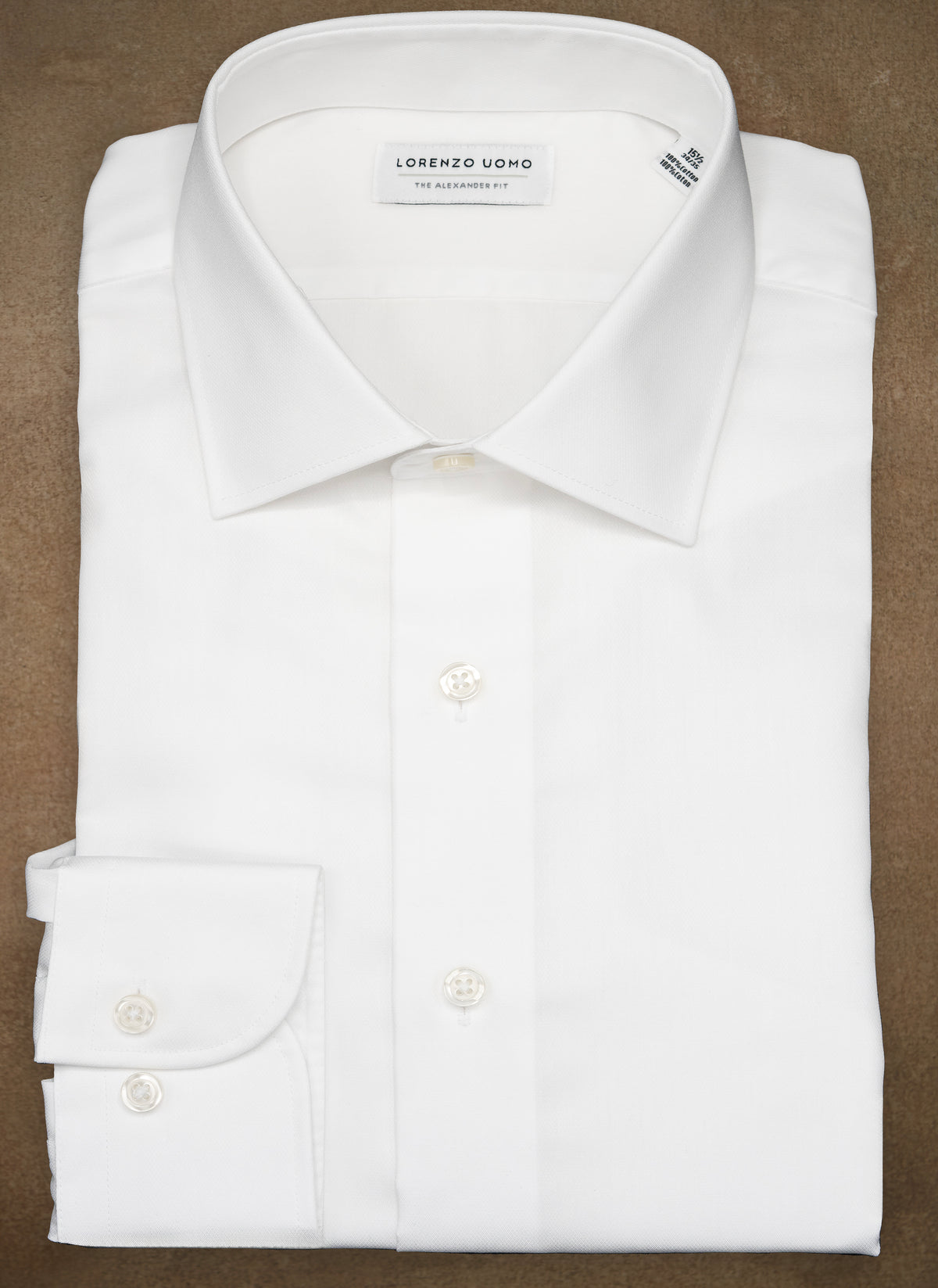 gold label white dress shirts T.O. Boy's Green Label Non-Iron Contrast Shirt main image 1