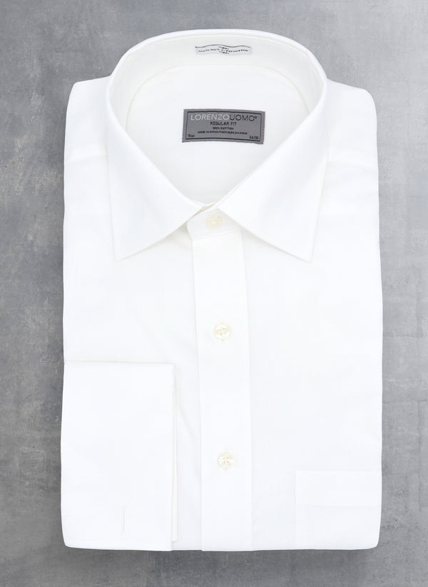 Luxurious White Dress Shirts Tagged "french" Lorenzo Uomo Luxurious White Dress Shirts Tagged "french" Lorenzo Uomo
