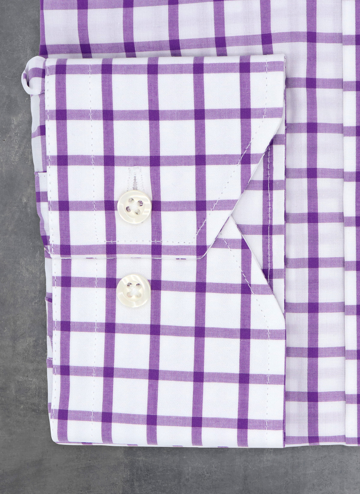Maxwell in Purple Check Shirt – Lorenzo Uomo