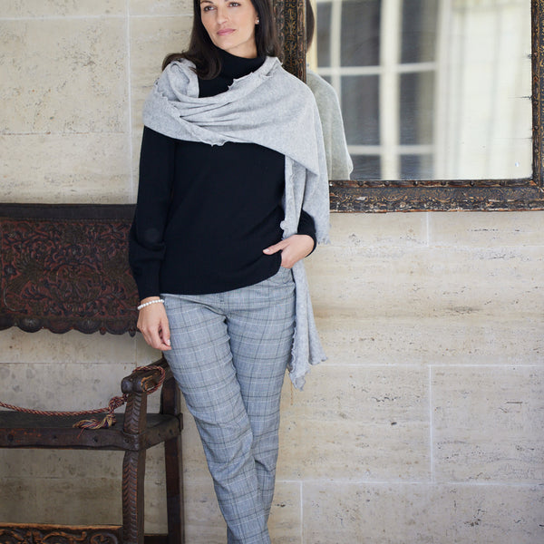 CASHMERE COMPANY◆Made in Italy◆48◆ニット Women's Cinzia Turtle Neck Cashmere Sweater in Black – Lorenzo Uomo