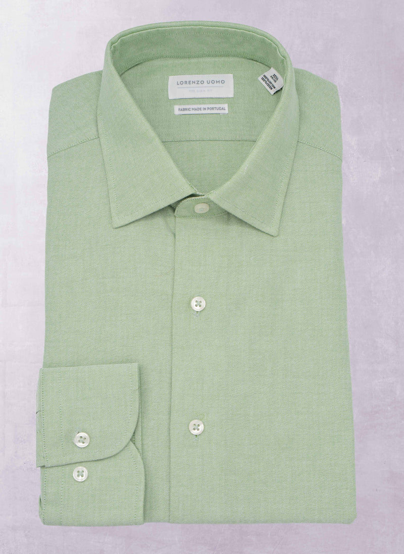 Liam in Solid Mint Green Oxford Shirt, 18.5 34/35 Liam in Solid Mint Green Oxford Shirt, 18.5 34/35