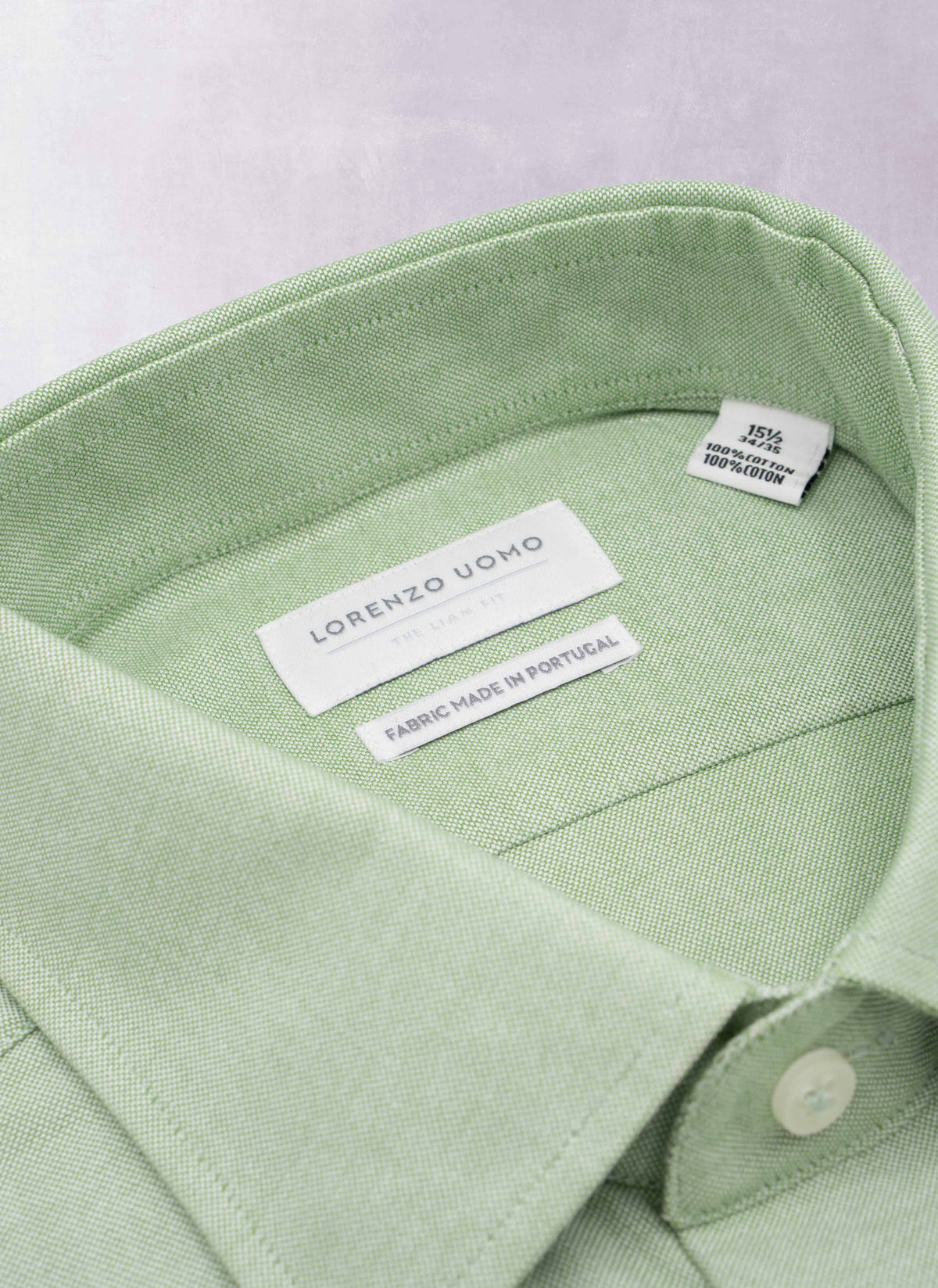MADISONBLUE ミントグリーン シャツ 00 Liam in Solid Mint Green Oxford Shirt – Lorenzo Uomo