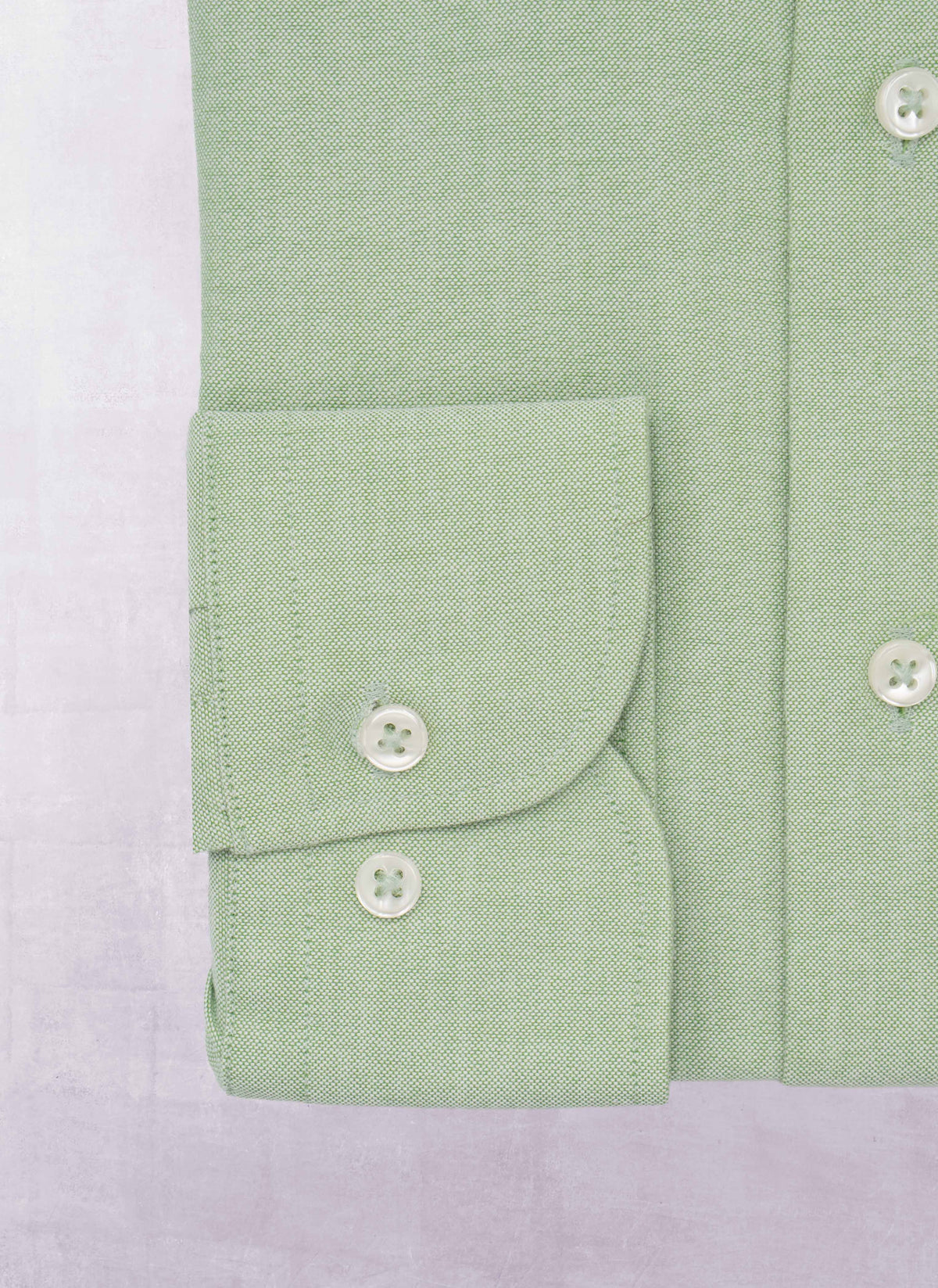 Liam in Solid Mint Green Oxford Shirt, 18.5 34/35