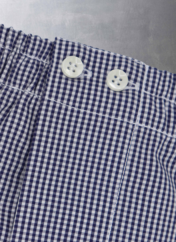 The Perfect Boxer Short in Navy Mini Check