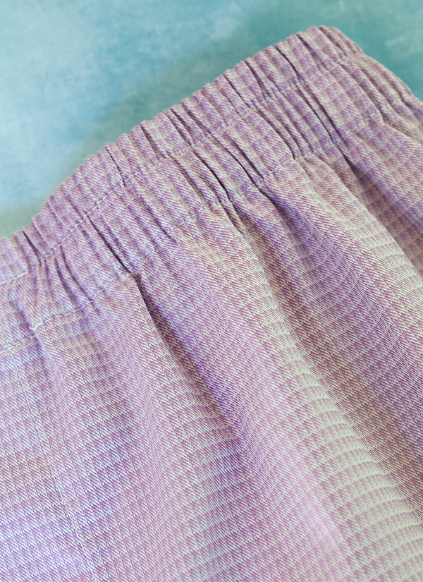 The Perfect Fashion Boxer Short in Purple Basketweave