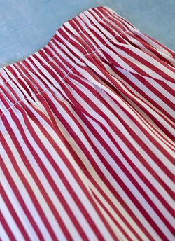 The Perfect Fashion Boxer Short in Red and White Stripes