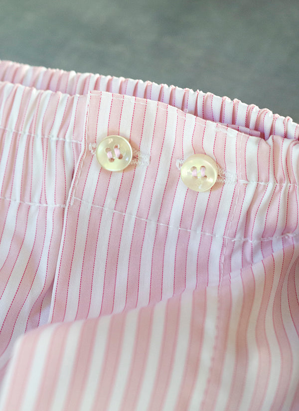 The Perfect Fashion Boxer Short in Light Pink Stripes