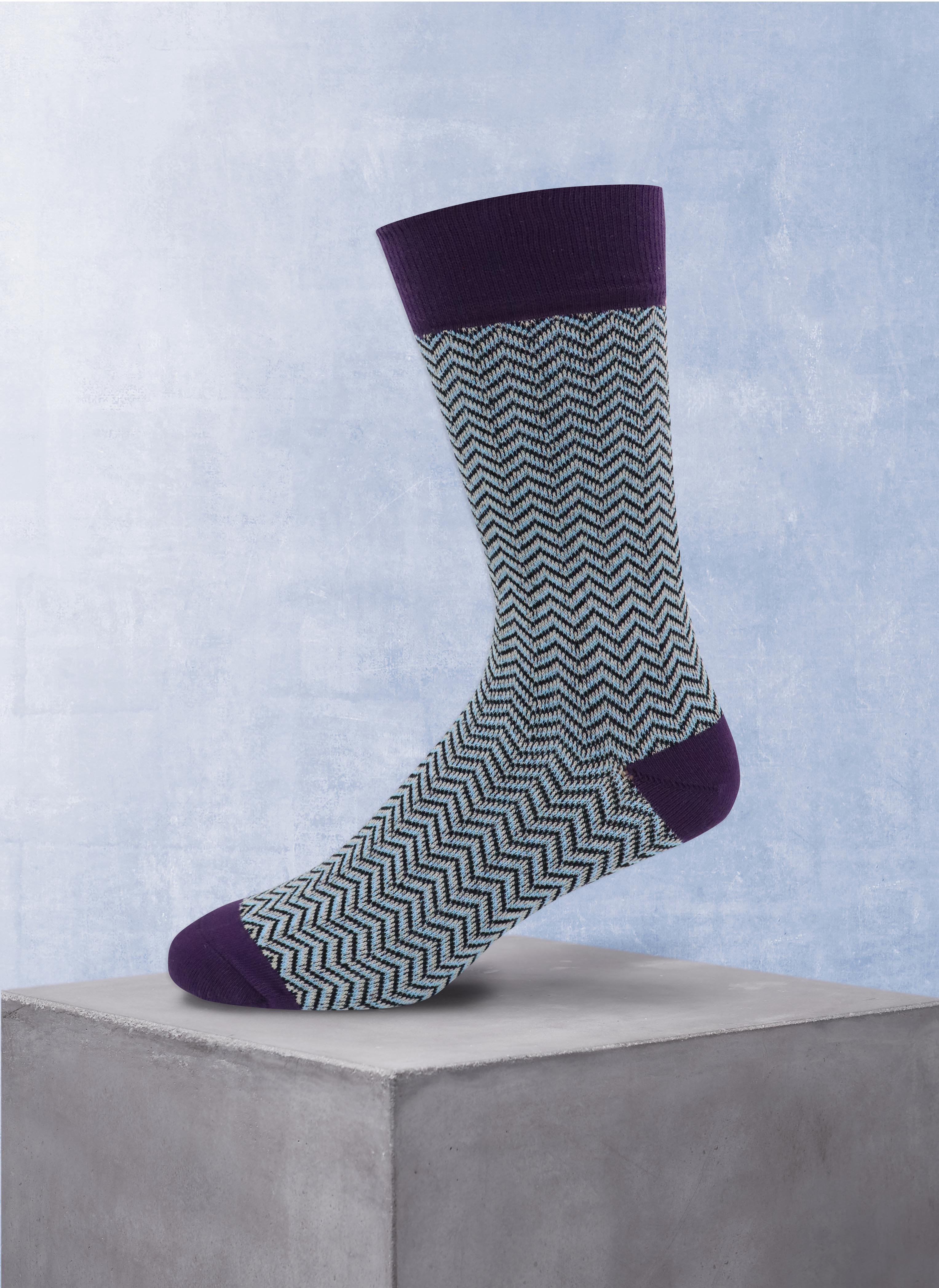 CASEY HERRINGBONE DESING SINGLE SOCKS main image 0