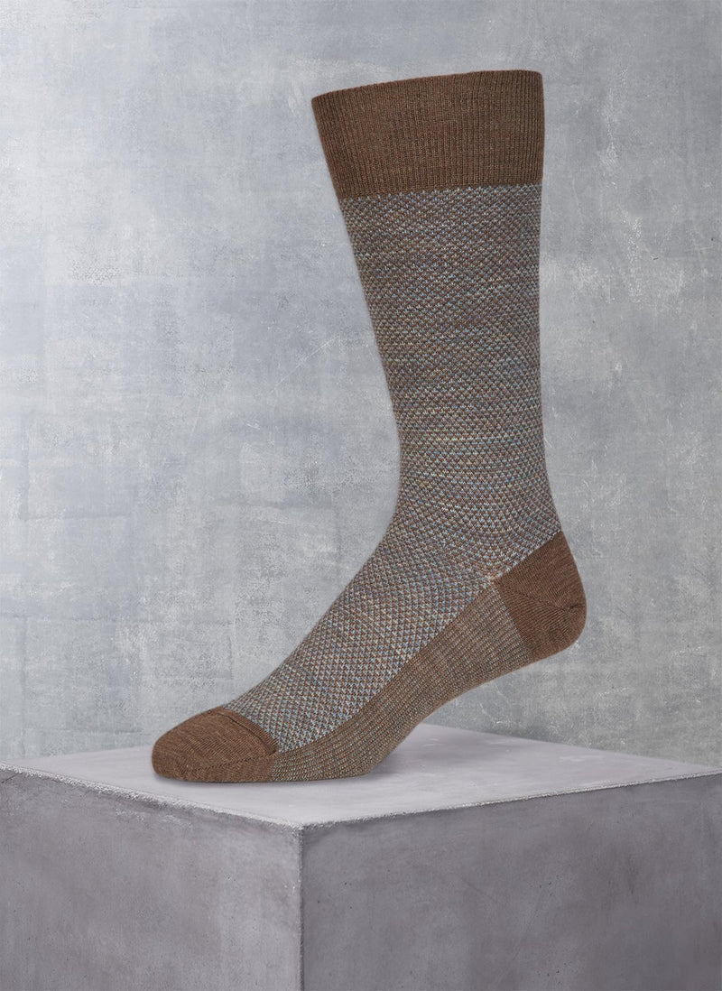 Softest Heather Merino Socks in Rich Tan Softest Heather Merino Socks in Rich Tan