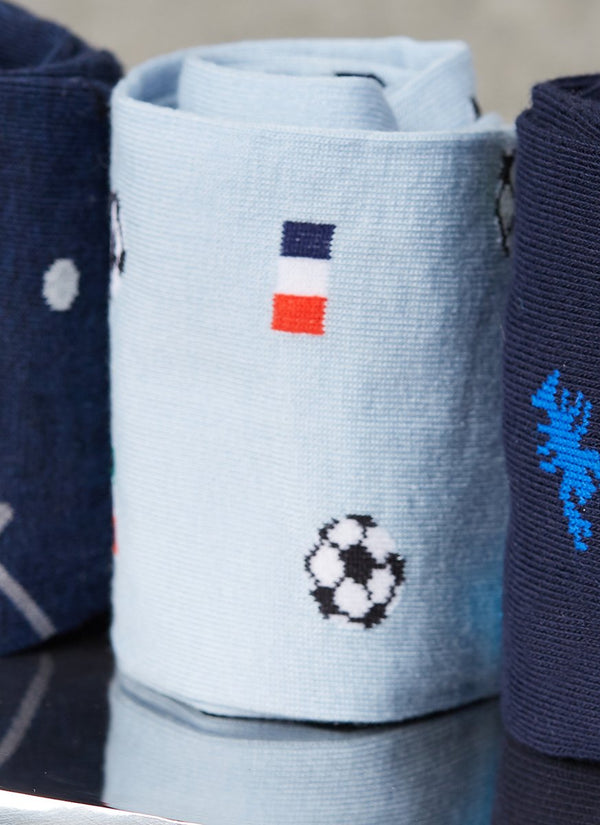 Soccer Sock in Light Blue