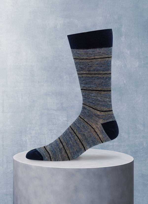 Pigmento Duo Sock in Navy
