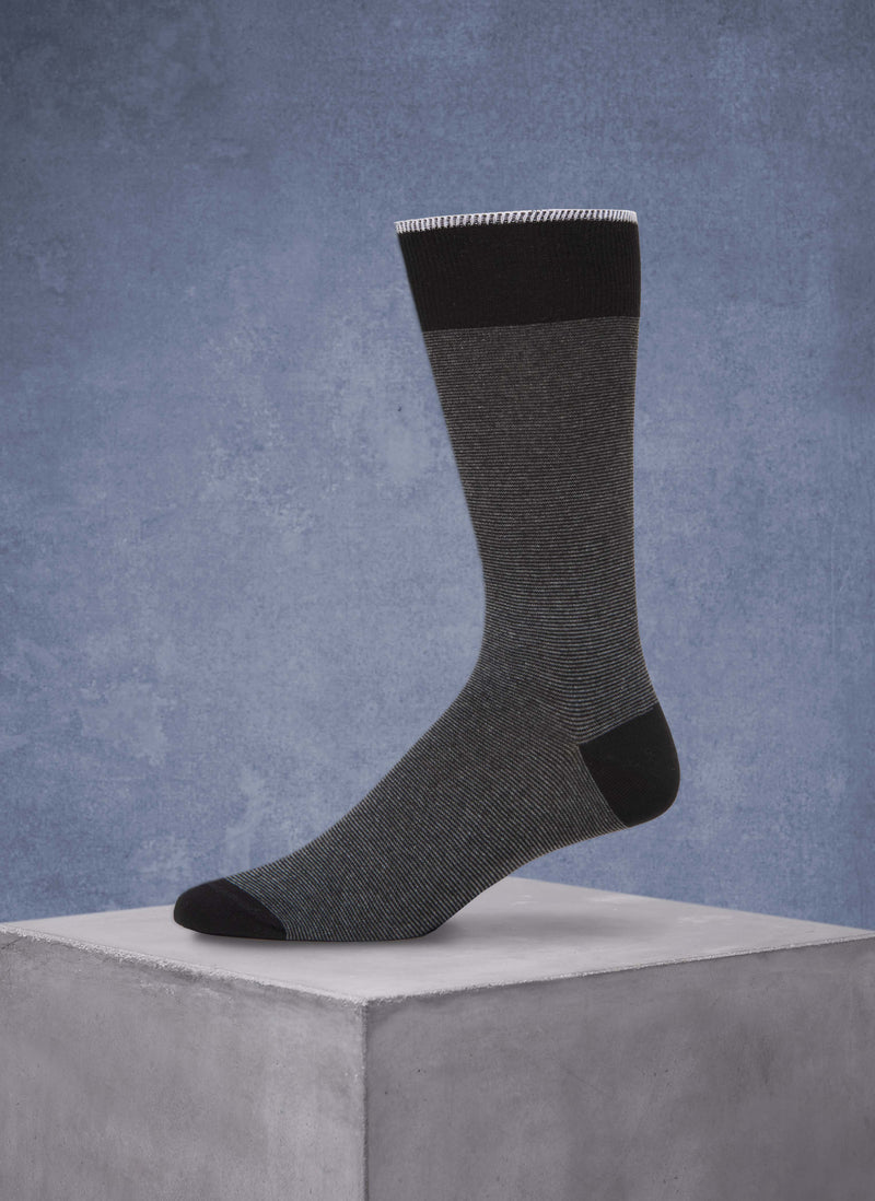 3 Pack Recycled Cotton Socks in Black