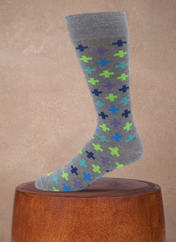 Scattered Plus Sock in Grey