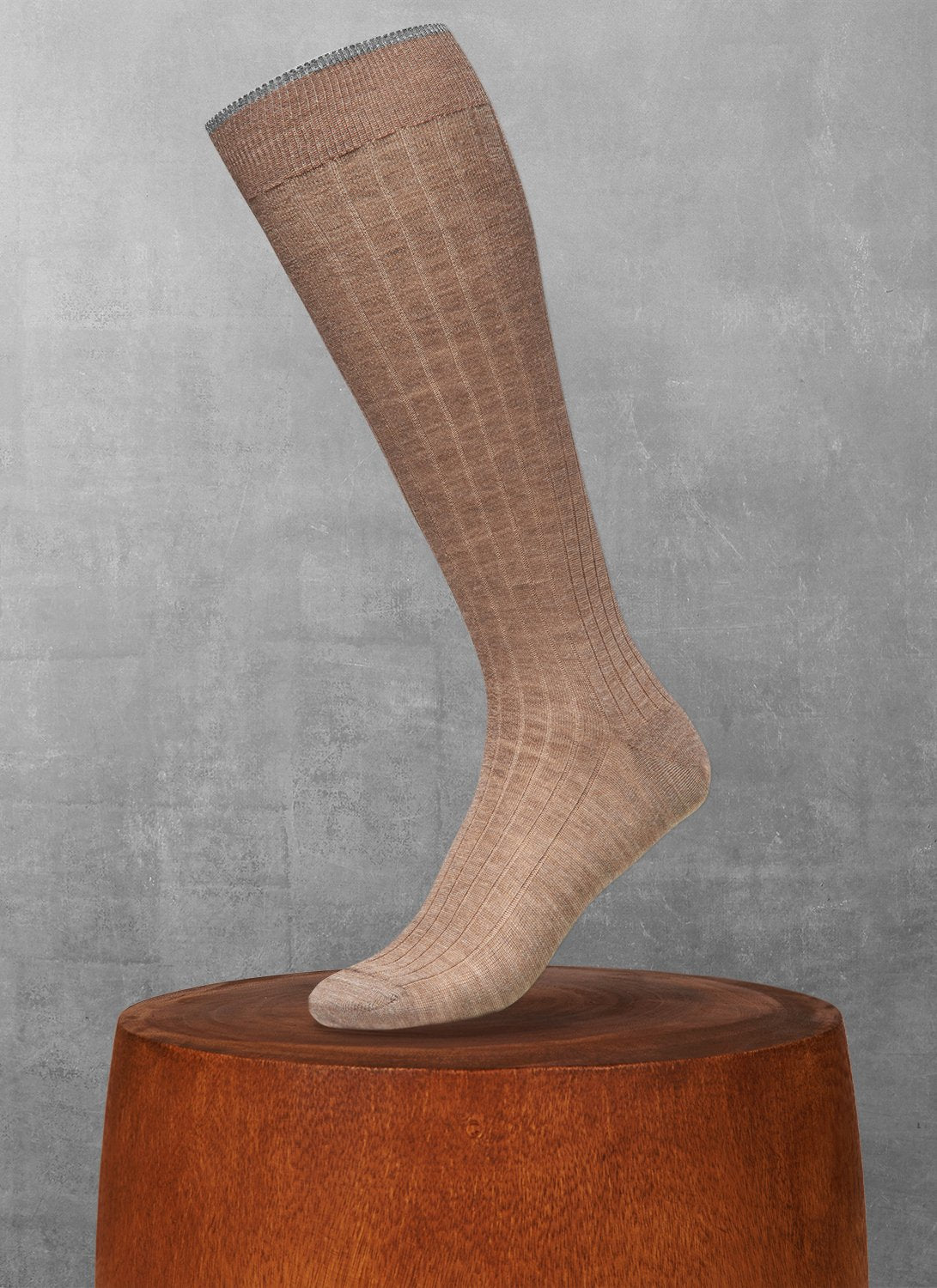 Softest Merino Long Sock in Olive main image 1