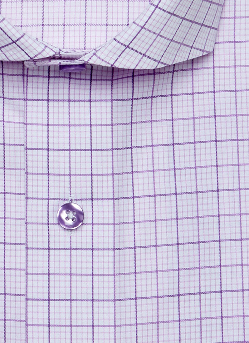 Maxwell in Pink & Purple Check Shirt