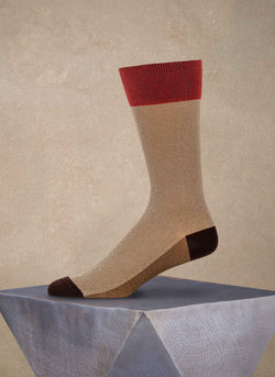 Oxford Sock in Taupe DIPEDARIUS®