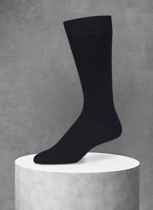 Egyptian Cotton Sock in Black