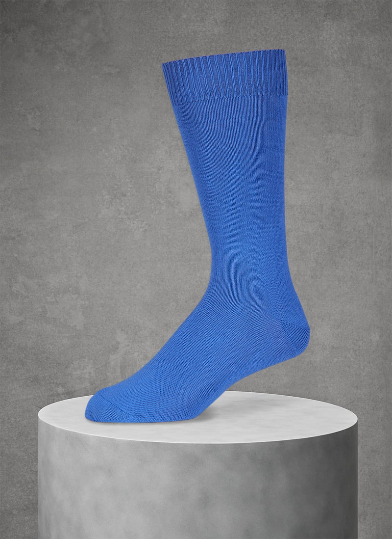 Egyptian Cotton Sock in Periwinkle