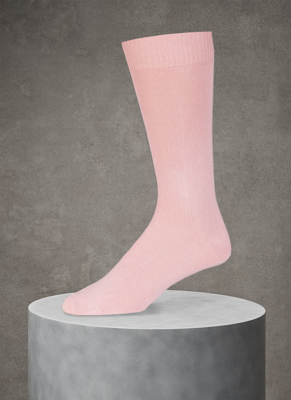 Egyptian Cotton Sock in Light Pink