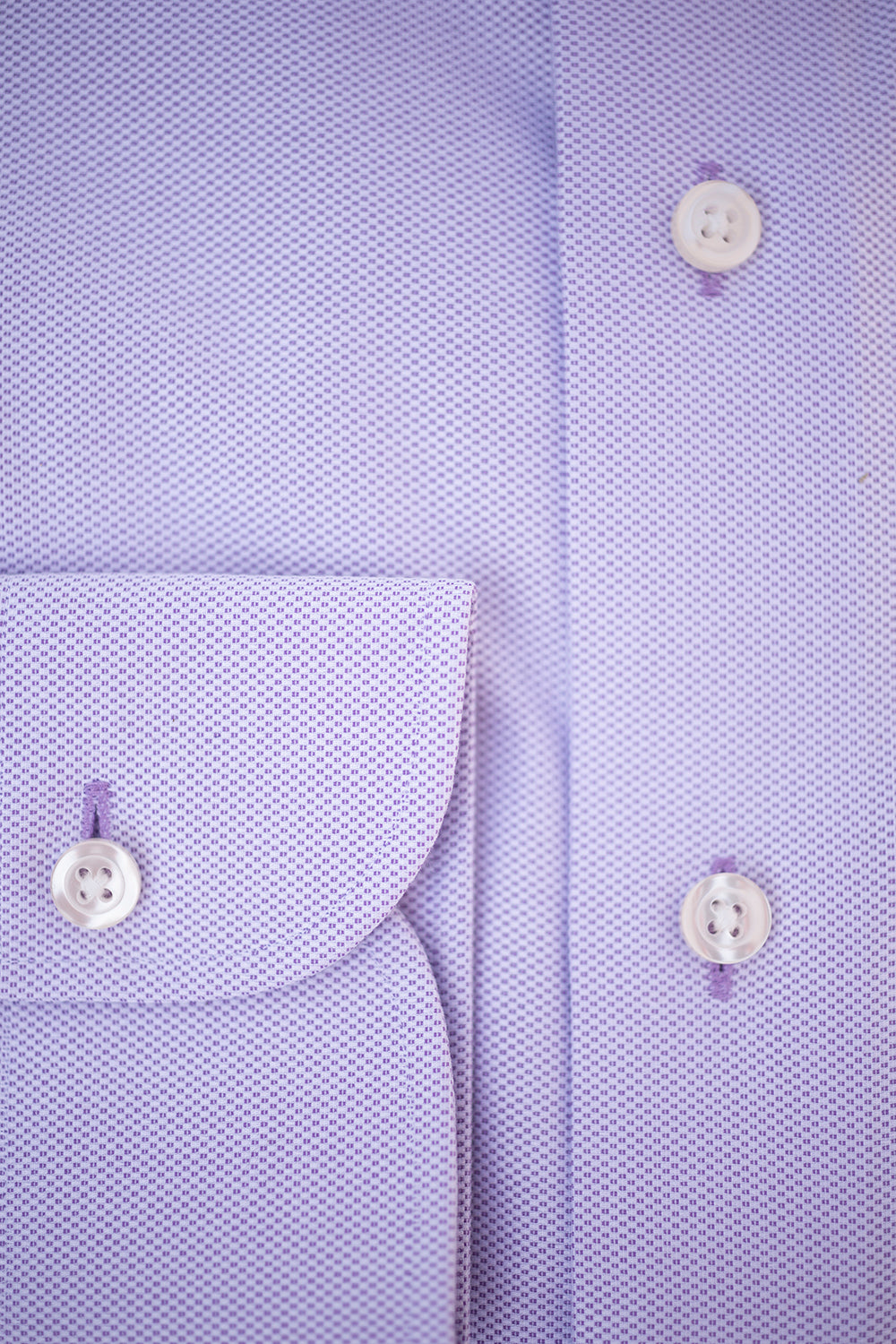 Liam in Purple Texture Dress Shirt in 100% Cotton 16 34/35