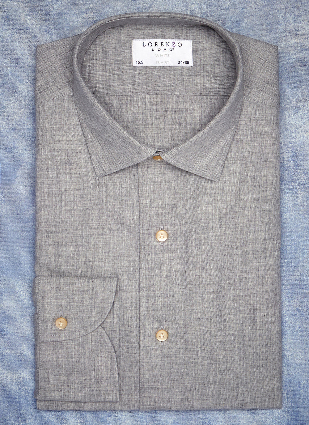 Alexander in Grey Heather Shirt 15.5 32/33