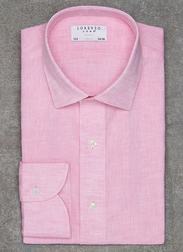 Pink Men's Dress Shirts Lorenzo Uomo Pink Men's Dress Shirts Lorenzo Uomo