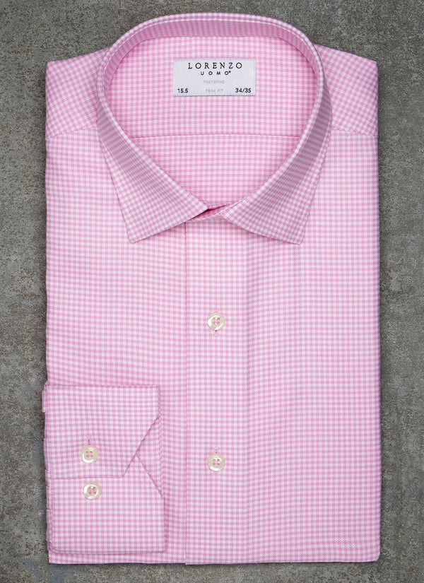  Pink Gingham Shirt