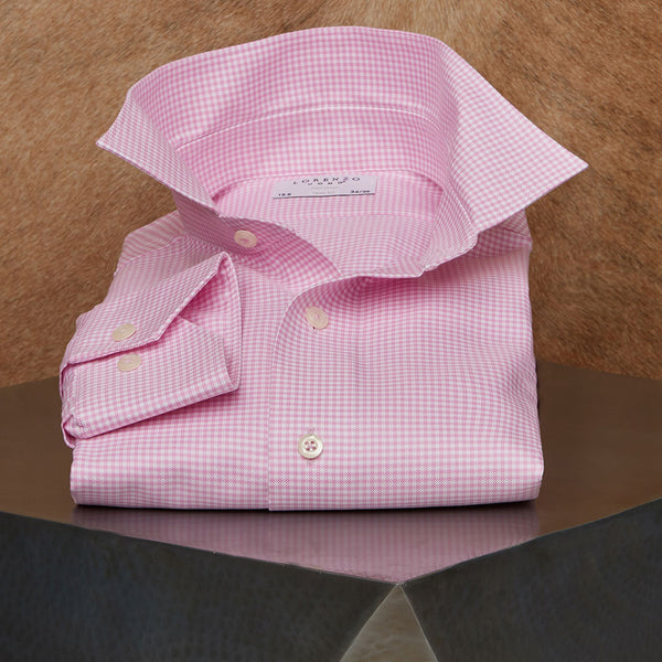Modern Gingham Men's Shirts Lorenzo Uomo Modern Gingham Men's Shirts Lorenzo Uomo