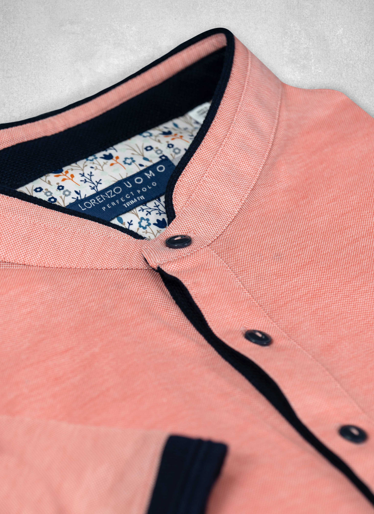 The Perfect Polo Shirt in Coral – Lorenzo Uomo